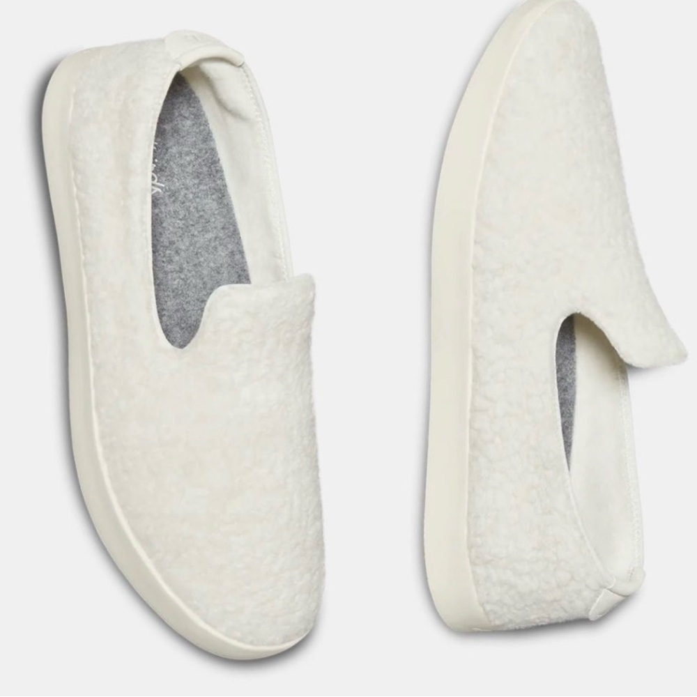 NIB Allbirds wool lounger fluff natural white - M 10 - Picture 1 of 6